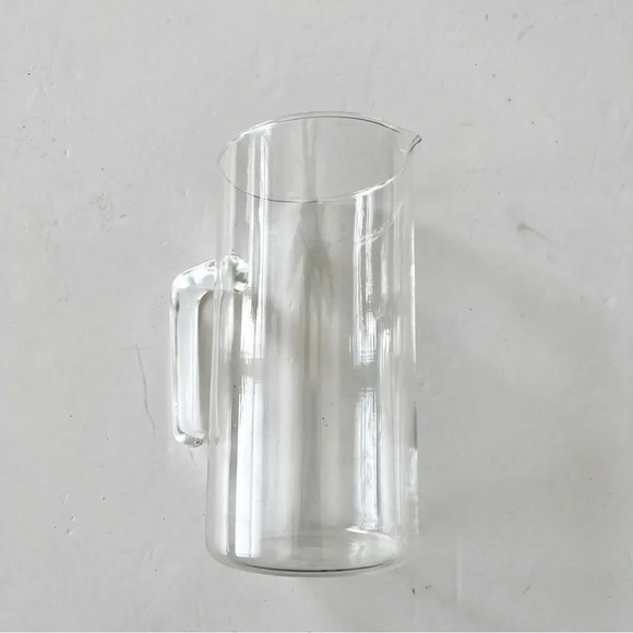 Pyrex Clear Glass 8” Pitcher Water Decanter Beaker USA Collector Vase - Picture 6 of 9